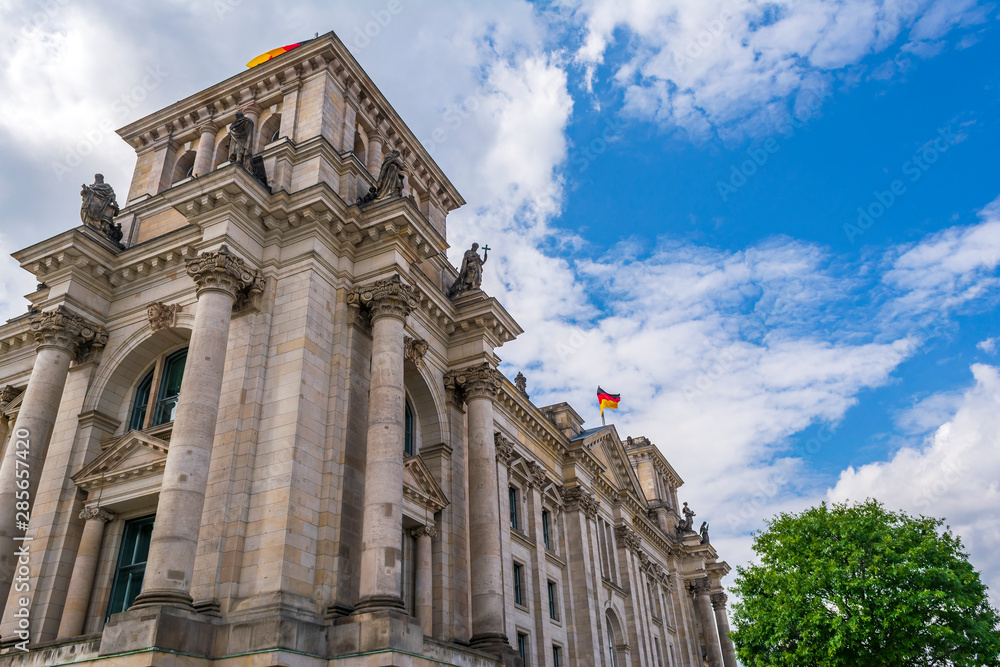 Reichstag building, the seat of the German parliament