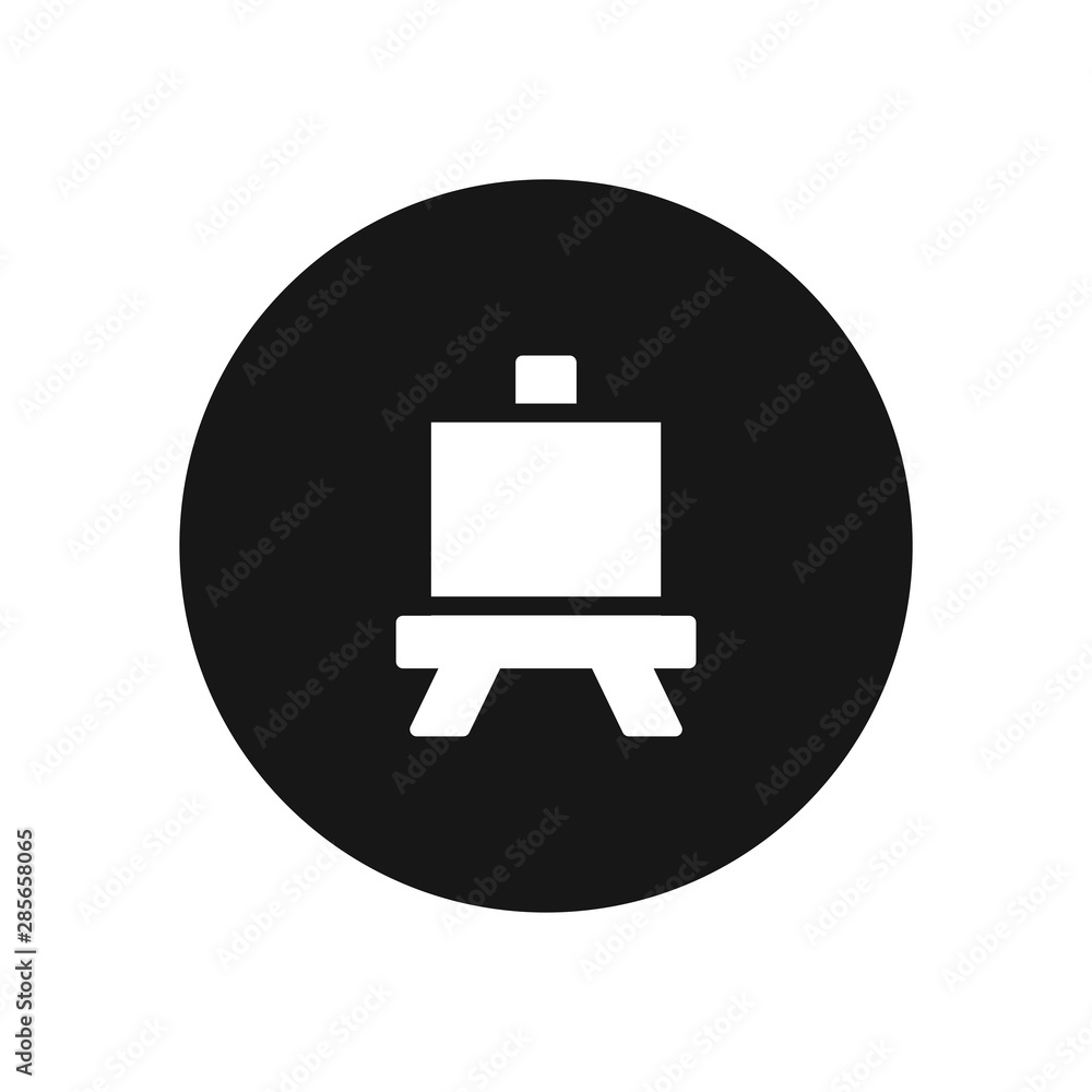 Art board vector icon, simple sign for web site and mobile app. Art board vector icon, simple sign for web site and mobile app.