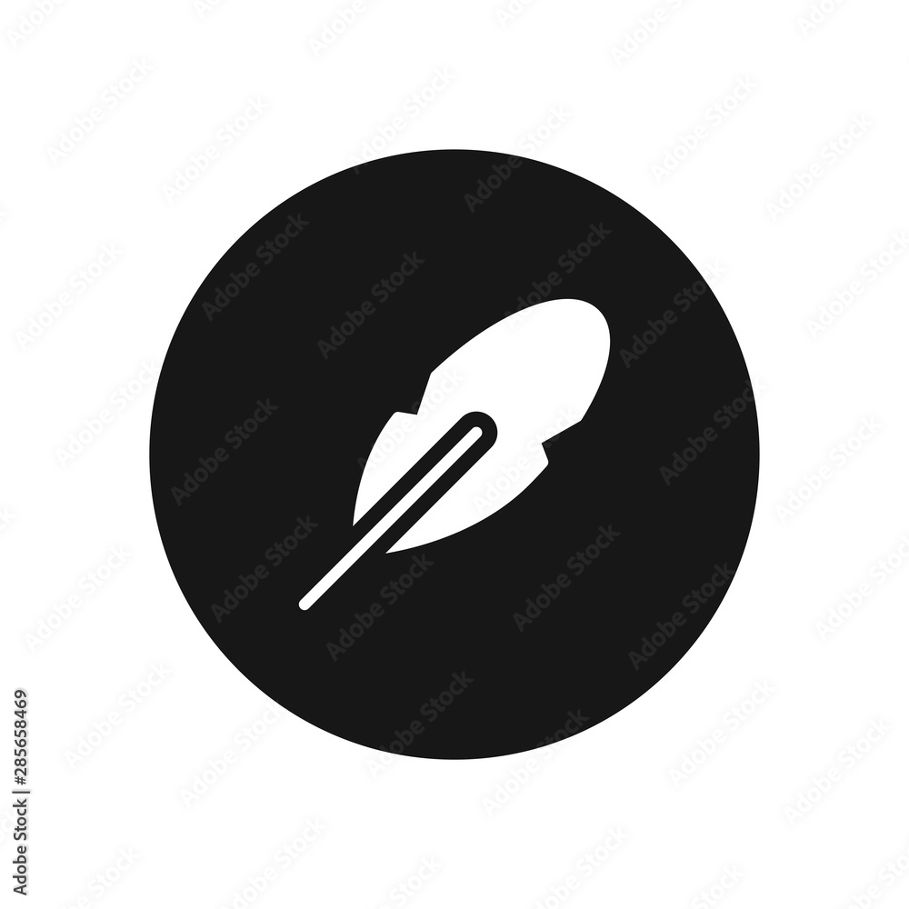 Feather vector icon, simple sign for web site and mobile app. Feather vector icon, simple sign for web site and mobile app.