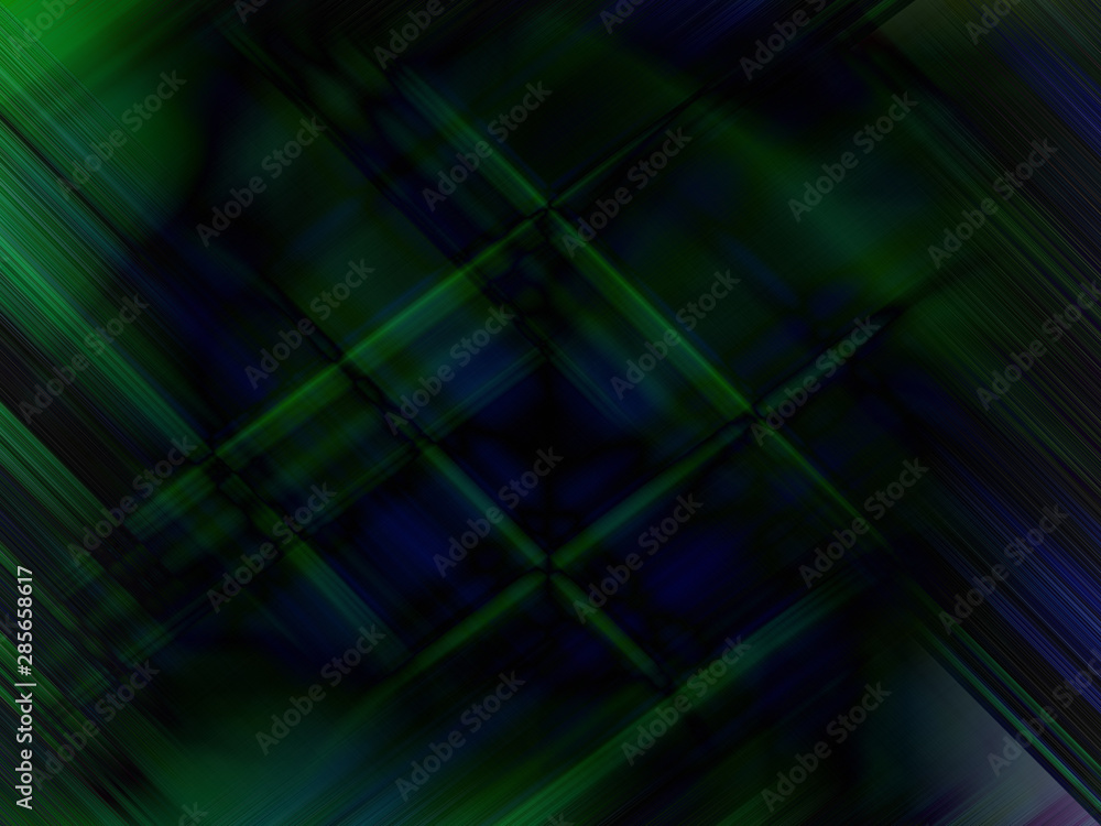 Checkered abstract background with green and blue lines. Checkered abstract background with green and blue lines.