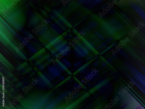 Checkered abstract background with green and blue lines.