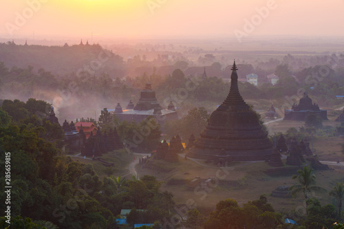 Beautiful Rakhine State, Mrauk U, Myanmar.