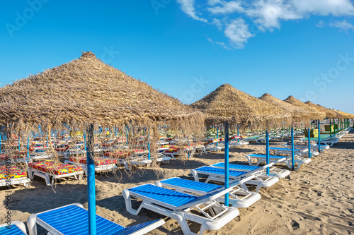 Beach at Costa del Sol. Torremolinos, Spain photo