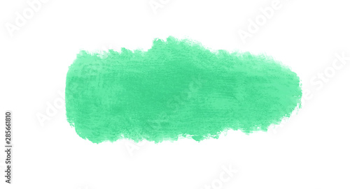 Green splash watercolor background for your design, watercolor background concept, vector.
