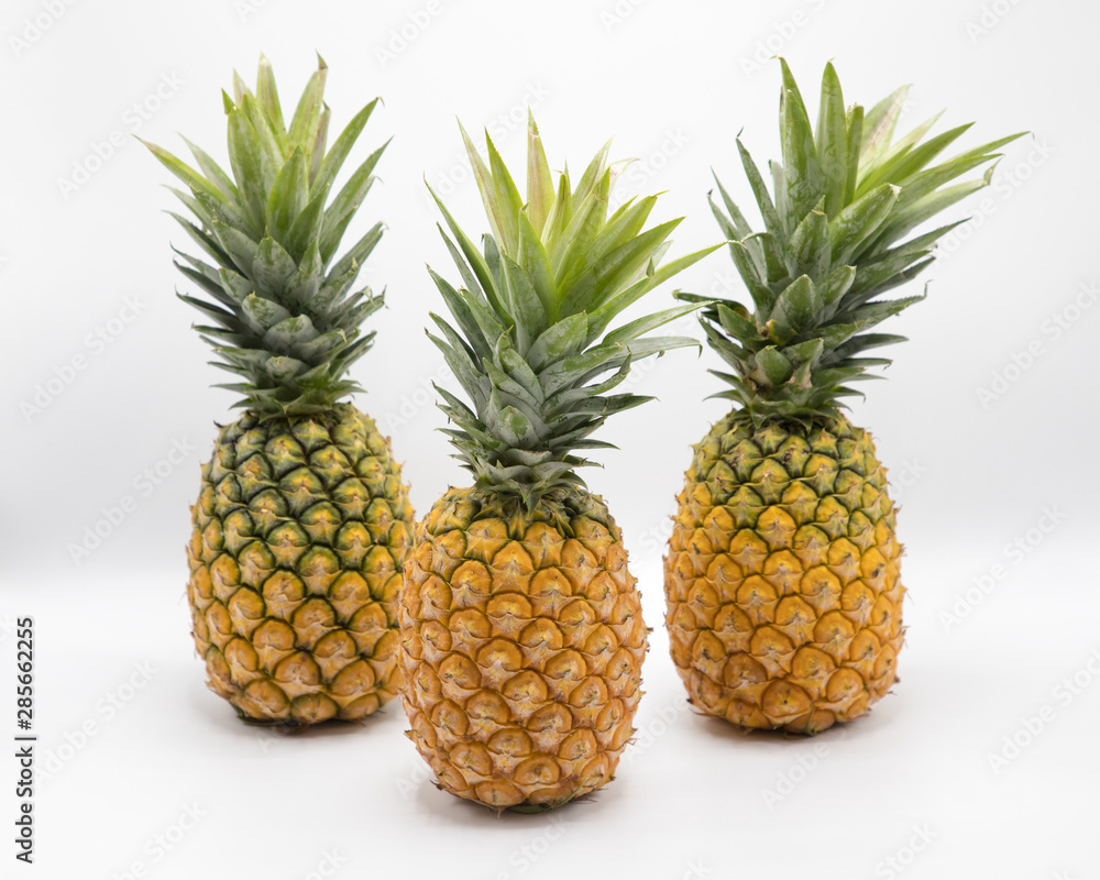 pineapple isolated on white background pineapple isolated on white background