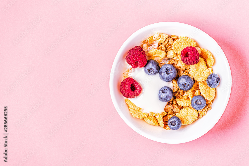 Healthy breakfast, muesli, cereal with fruit. Healthy breakfast, muesli, cereal with fruit.