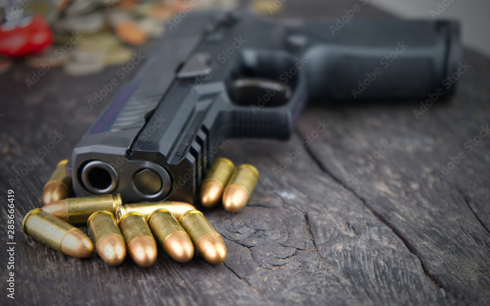 Obraz premium crime and violence concept.
