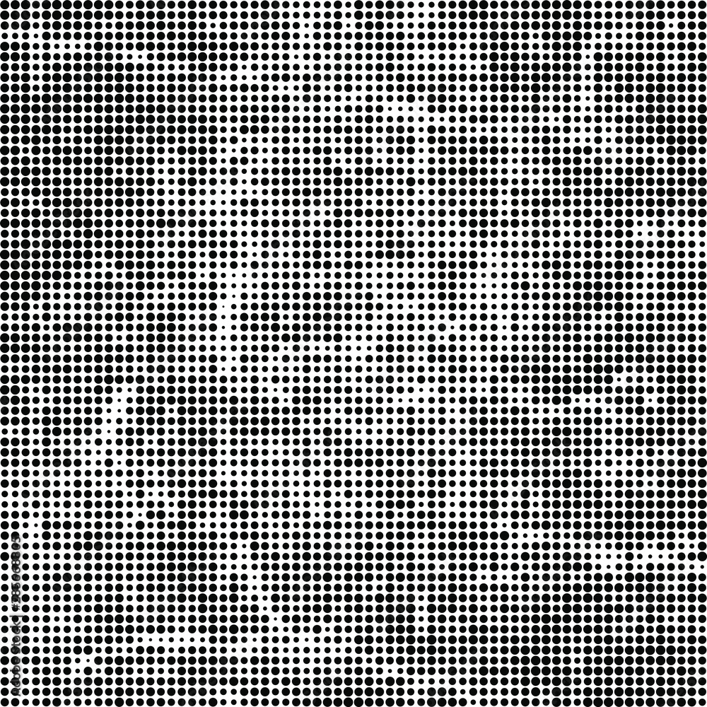 Abstract halftone texture. Chaotic background of black dots on white Abstract halftone texture. Chaotic background of black dots on white