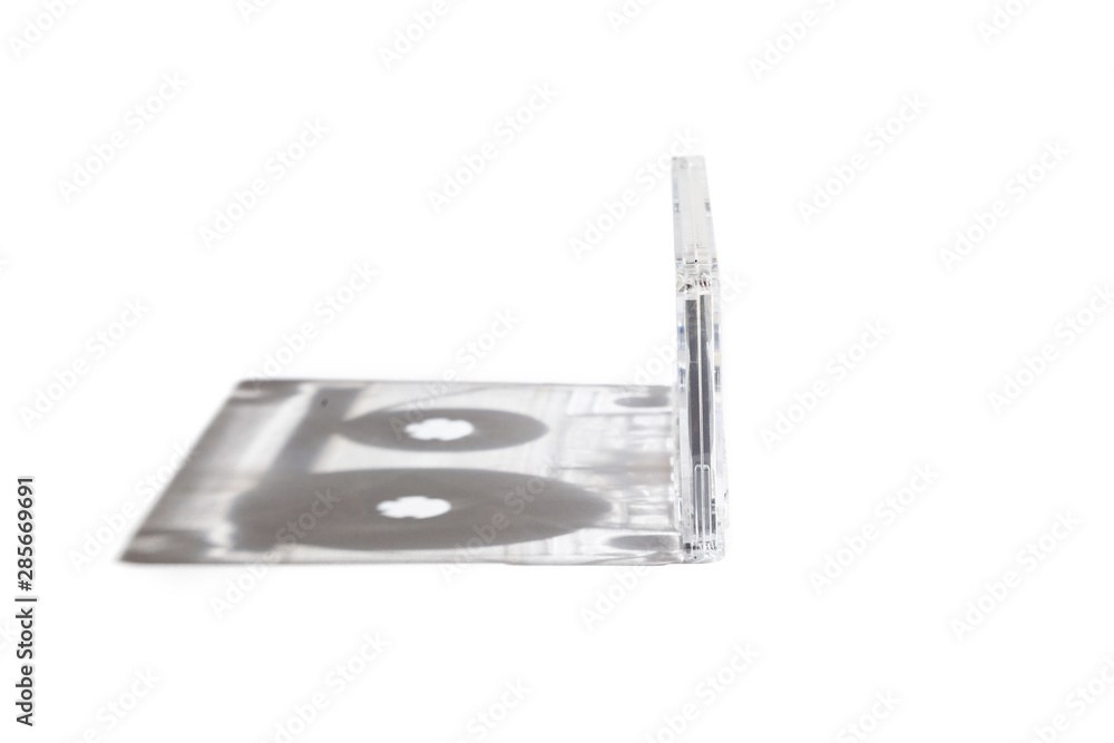 Cassette tape gives original shadow Cassette tape gives original shadow