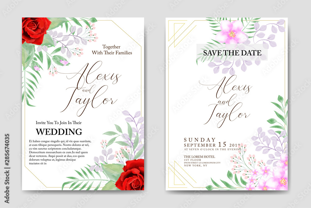 wedding invitation g
