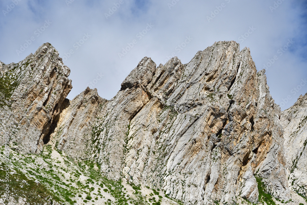 Abkhazia, rocks on plateau Arabika (Arabica)