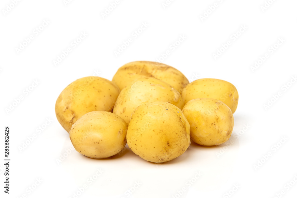 Boiled potato isolated on white background. Boiled potato isolated on white background.