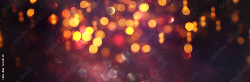 background of abstract Red glitter lights. defocused. banner background of abstract Red glitter lights. defocused. banner