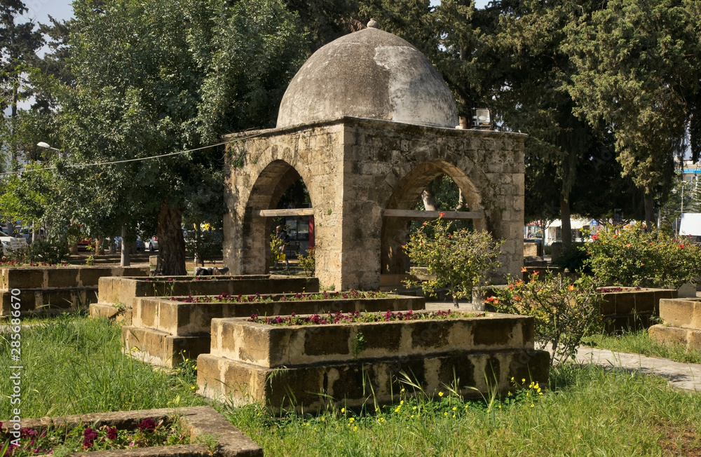 Baldoken ottoman graveyard in Kyrenia. Cyprus