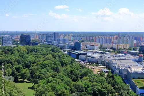 Top View to blocks of flats in Bratislava, Slovak Republic