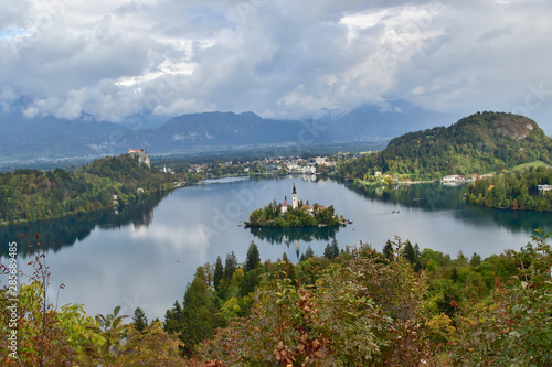 Fototapeta Naklejka Na Ścianę i Meble -  Beautiful landscape in Slovenia, in the fall