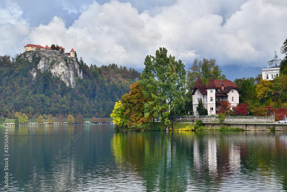 Beautiful landscape in Slovenia, in the fall Beautiful landscape in Slovenia, in the fall