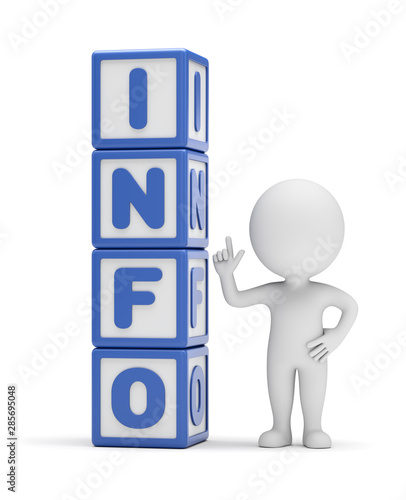 3D Small People - Information Booth