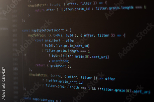 Code redactor (IDE) with open javascript project using react