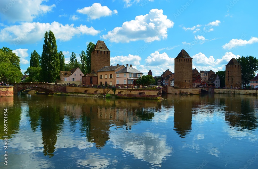 ancient architecture of strasbourg in france