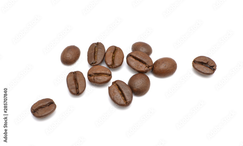 Naklejka premium ziarna kawy