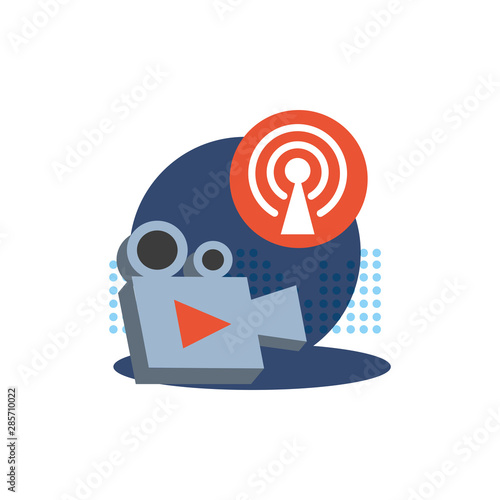 antena button with wifi connection
