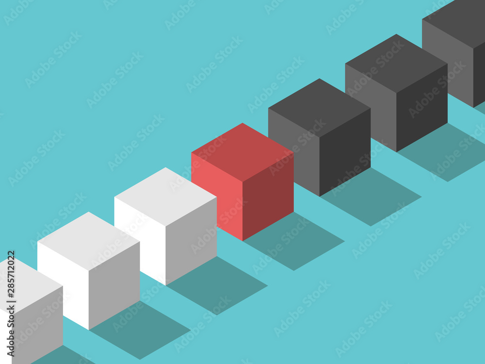 Obraz premium abstract background with cubes