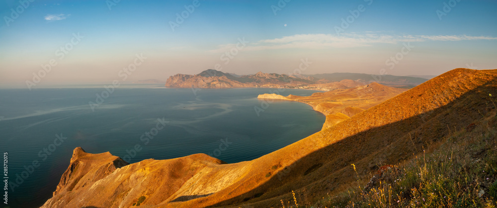 Fototapeta premium Crimea summer vacation sea blue travel nature