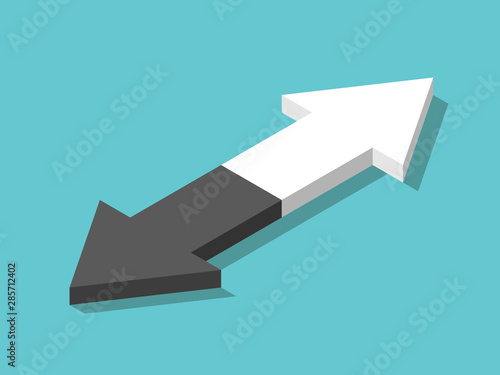 blue arrow pointing up