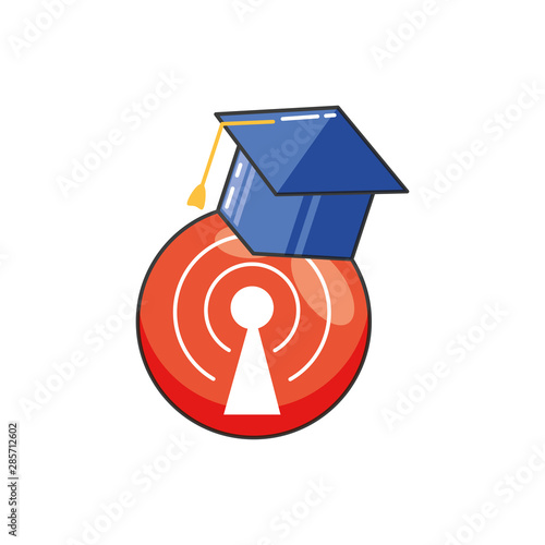antena button with wifi connection