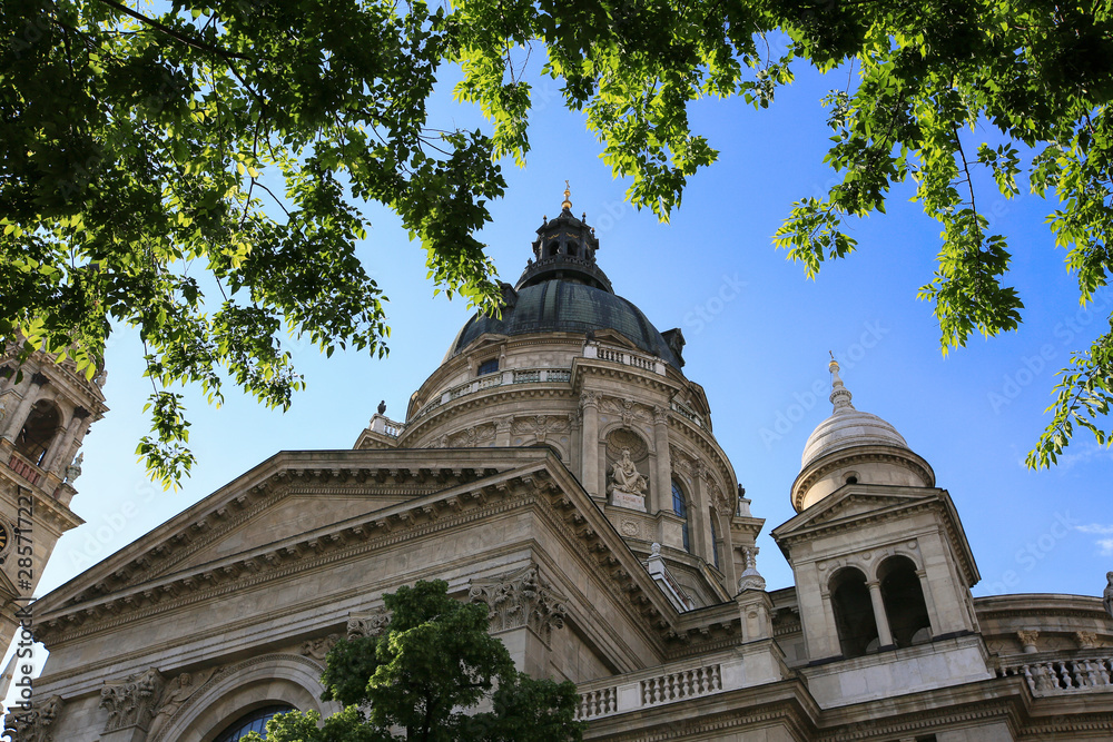 St. Stephens Basilica - the largest and most famous temple of Budapest in Hungary St. Stephens Basilica - the largest and most famous temple of Budapest in Hungary