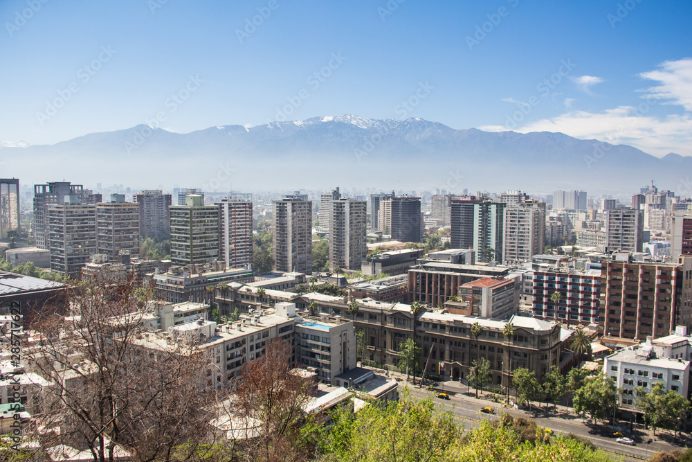 Metropolitan City Paronama Santiago de Chile
