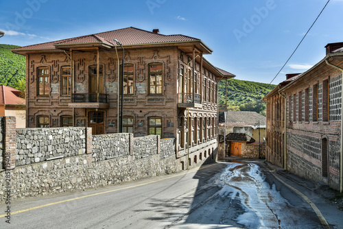 Street view in Sheki, Azerbaijan