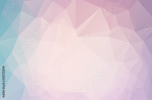 soft purple blue pink multicolored Low poly crystal background. Polygon design pattern. soft purple blue pink colorful Low poly vector illustration, low polygon background. © Mustafa