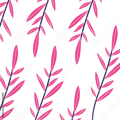 pattern of branch and leaf icon