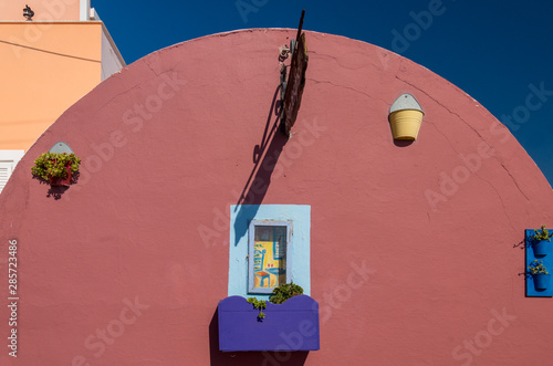 Casa Greca tradizionale a Santorini, Cicladi, Grecia