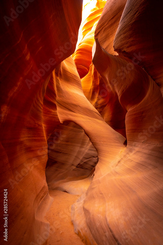 The wonders seen in Lower Antelope looking up. Arizona, United States