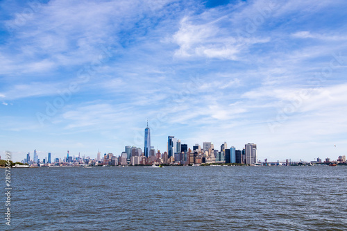Manhattan skyline from Ellis Island, New York