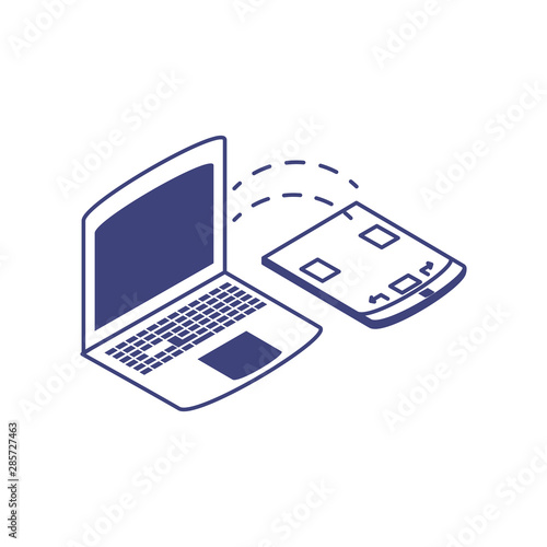 laptop computer with design teblet