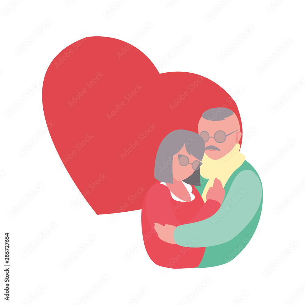 happy grandparents day flat design happy grandparents day flat design