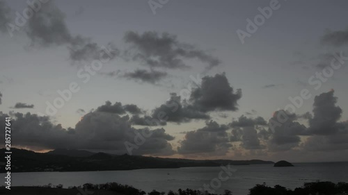 clouds over sea