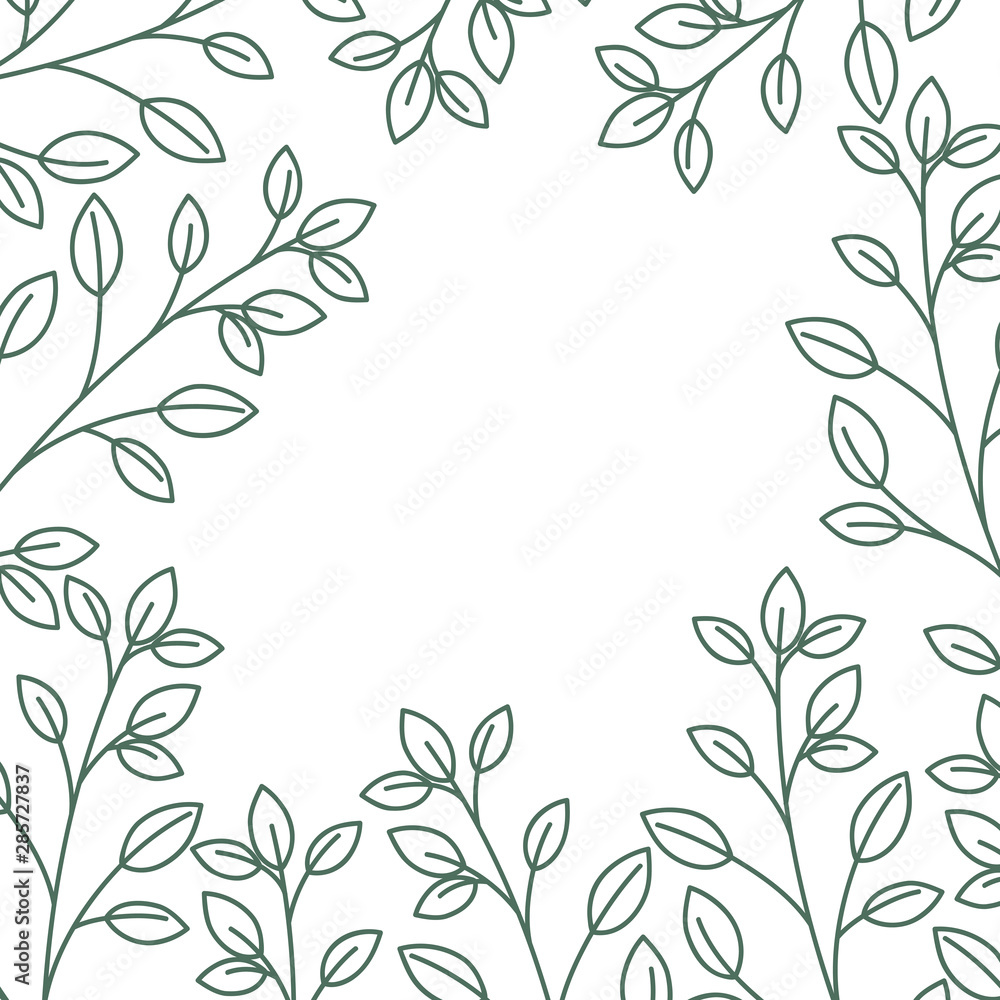 pattern plants and herbs isolated icon pattern plants and herbs isolated icon