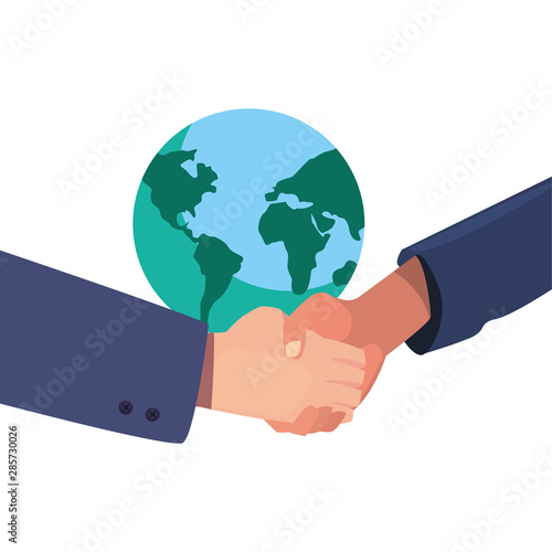 Wallpaper Mural handshake icon flat design image Torontodigital.ca