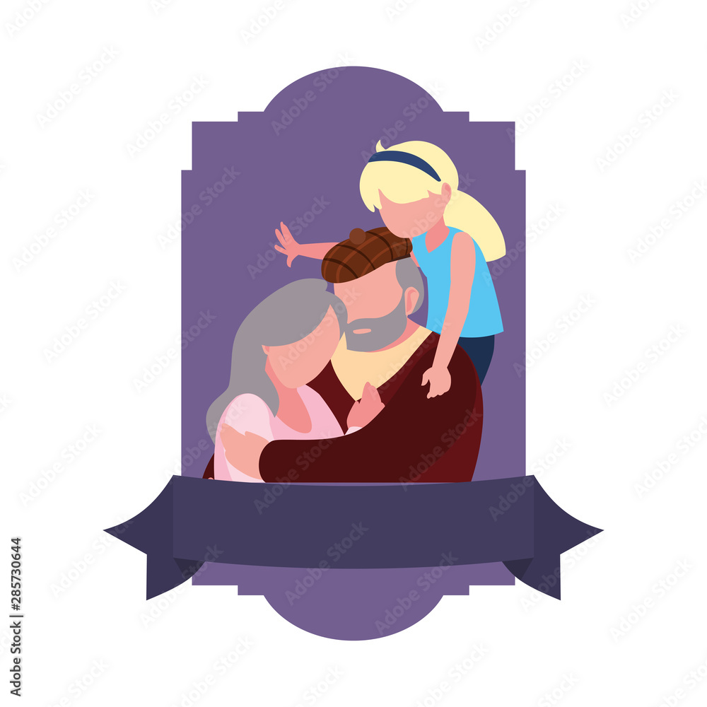 happy grandparents day flat design happy grandparents day flat design