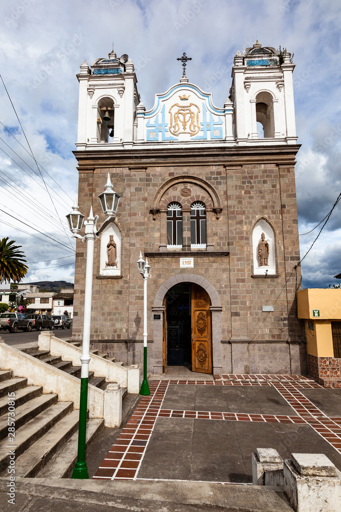 Sanctuary of the Virgin of La Caridad in the city of Mira