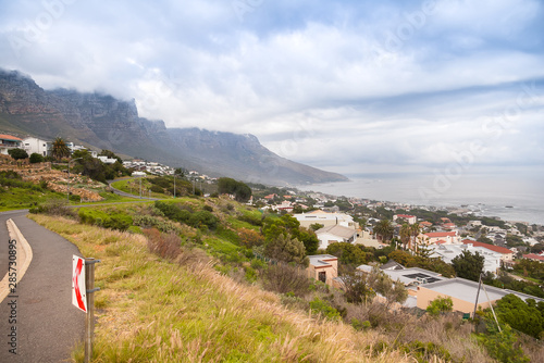 Twelve apostles in Camps Bay, Cape Town, South Africa