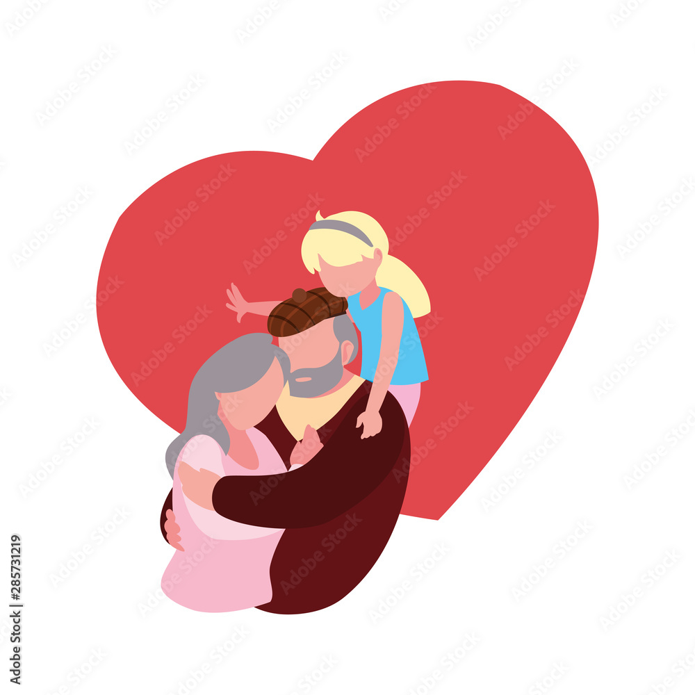 happy grandparents day flat design happy grandparents day flat design