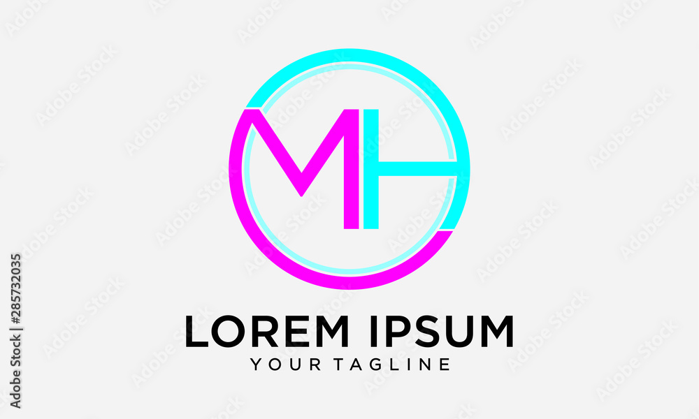 modern initials logo template modern initials logo template