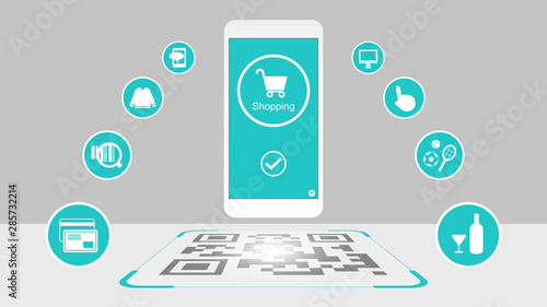 Cashless society and digital payments (QR Code)