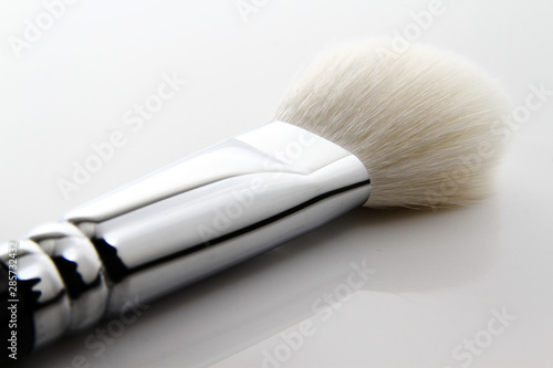 Make up brush on white background
